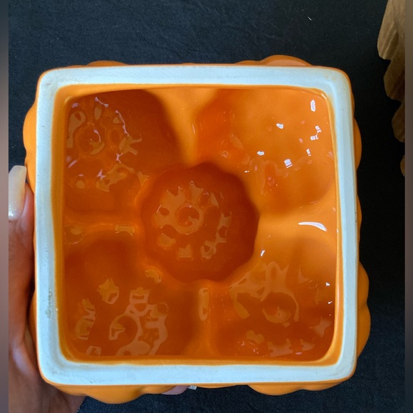 HomeWorx by Harry Slatkin Ceramic Pumpkin Basket Farm Stand No Candle - Picture 10 of 14